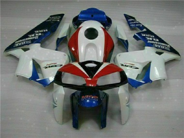 White Blue 2005-2006 Honda CBR600RR Motorcycle Fairings