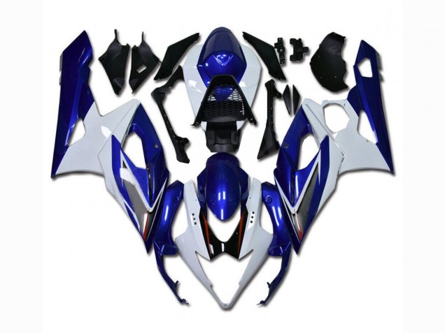 White Blue 2005-2006 Suzuki GSXR 1000 Motorcycle Bodywork White Blue 2005-2006 Suzuki GSXR 1000 Motorcycle Bodywork