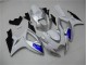 White Blue 2006-2007 Suzuki GSXR 600/750 Motorcycle Fairing White Blue 2006-2007 Suzuki GSXR 600/750 Motorcycle Fairing
