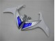 White Blue 2006-2007 Suzuki GSXR 600/750 Motorcycle Fairing White Blue 2006-2007 Suzuki GSXR 600/750 Motorcycle Fairing