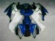 White Blue 2006-2007 Yamaha YZF R6 Motorcycle Bodywork White Blue 2006-2007 Yamaha YZF R6 Motorcycle Bodywork