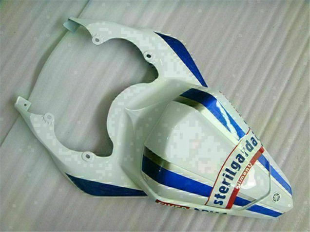 White Blue 2006-2007 Yamaha YZF R6 Motorcycle Fairing White Blue 2006-2007 Yamaha YZF R6 Motorcycle Fairing