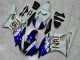 White Blue 2006-2007 Yamaha YZF R6 Motorcycle Fairings White Blue 2006-2007 Yamaha YZF R6 Motorcycle Fairings