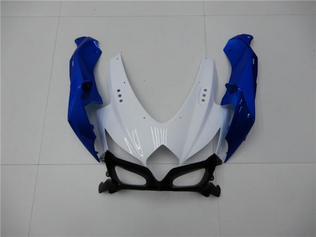 White Blue 2008-2010 Suzuki GSXR 600/750 Motorcycle Fairing White Blue 2008-2010 Suzuki GSXR 600/750 Motorcycle Fairing