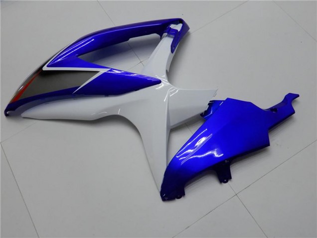 White Blue 2008-2010 Suzuki GSXR 600/750 Motorcycle Fairings White Blue 2008-2010 Suzuki GSXR 600/750 Motorcycle Fairings