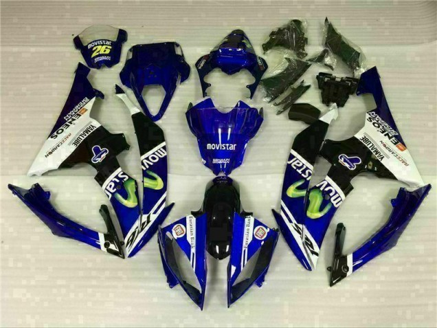 White Blue 2008-2016 Yamaha YZF R6 Motorcycle Fairing White Blue 2008-2016 Yamaha YZF R6 Motorcycle Fairing