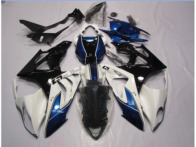 White Blue 2009-2014 BMW S1000RR Motorcycle Bodywork White Blue 2009-2014 BMW S1000RR Motorcycle Bodywork