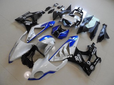 White Blue 2009-2014 BMW S1000RR Motorcycle Fairings