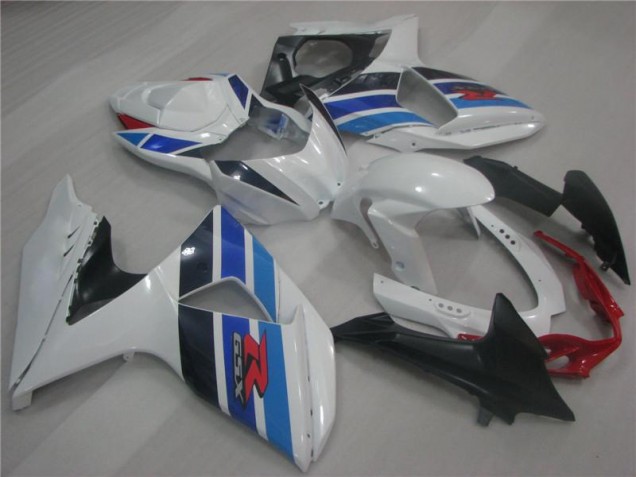 White Blue 2009-2016 Suzuki GSXR 1000 Motorcycle Fairings White Blue 2009-2016 Suzuki GSXR 1000 Motorcycle Fairings