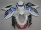 White Blue 2009-2016 Suzuki GSXR 1000 Motorcycle Fairings White Blue 2009-2016 Suzuki GSXR 1000 Motorcycle Fairings
