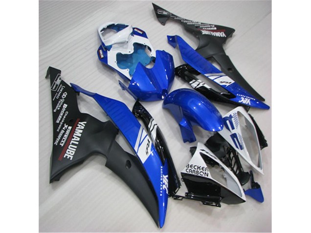 White Blue Black 2008-2016 Yamaha YZF R6 Motorcycle Fairings White Blue Black 2008-2016 Yamaha YZF R6 Motorcycle Fairings