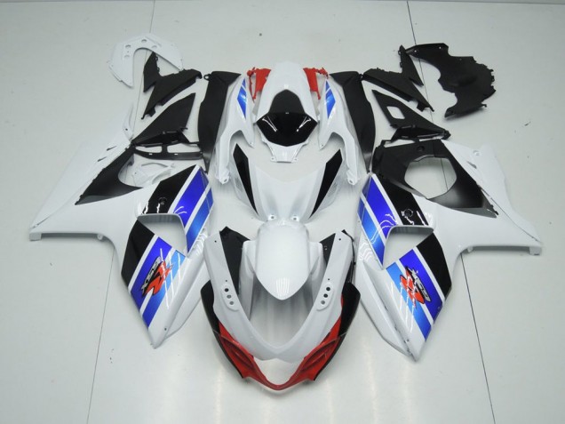 White Blue Black 2009-2016 Suzuki GSXR 1000 Motorcycle Fairings White Blue Black 2009-2016 Suzuki GSXR 1000 Motorcycle Fairings