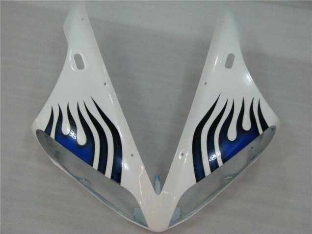 White Blue Flame 2004-2006 Yamaha YZF R1 Motorcycle Fairings White Blue Flame 2004-2006 Yamaha YZF R1 Motorcycle Fairings