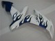 White Blue Flame 2004-2006 Yamaha YZF R1 Motorcycle Fairings White Blue Flame 2004-2006 Yamaha YZF R1 Motorcycle Fairings