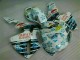 White Blue Nastro Azzurro 46 2005-2006 Honda CBR600RR Motorcycle Fairing White Blue Nastro Azzurro 46 2005-2006 Honda CBR600RR Motorcycle Fairing
