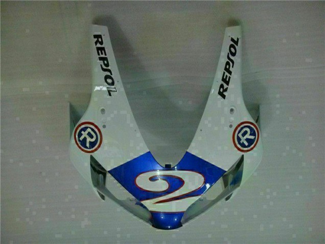 White Blue R 2 2003-2004 Honda CBR600RR Motorcycle Fairings White Blue R 2 2003-2004 Honda CBR600RR Motorcycle Fairings