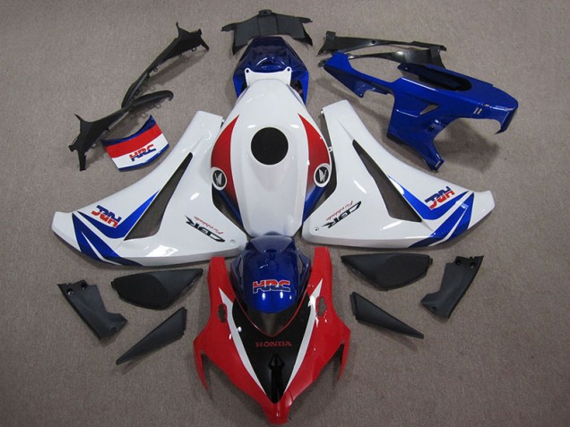 White Blue Red HRC 2008-2011 Honda CBR1000RR Motorcycle Fairing White Blue Red HRC 2008-2011 Honda CBR1000RR Motorcycle Fairing