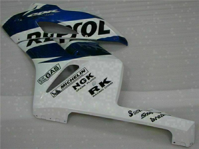 White Blue Repsol 2004-2005 Honda CBR1000RR Motorcycle Fairings White Blue Repsol 2004-2005 Honda CBR1000RR Motorcycle Fairings