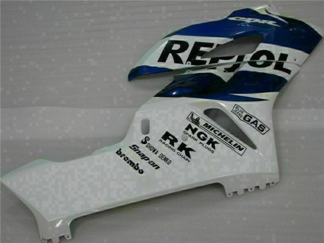 White Blue Repsol 2004-2005 Honda CBR1000RR Motorcycle Fairings White Blue Repsol 2004-2005 Honda CBR1000RR Motorcycle Fairings