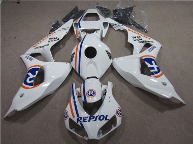 White Blue Repsol 2006-2007 Honda CBR1000RR Motorcycle Fairings