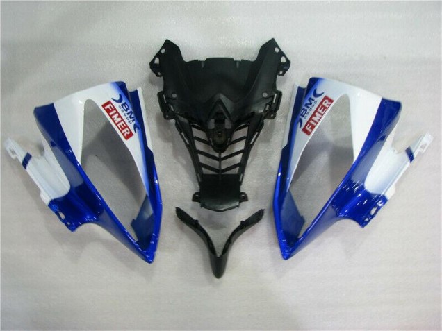 White Blue Sterilgarda Volvo 2008-2016 Yamaha YZF R6 Motorcycle Fairings White Blue Sterilgarda Volvo 2008-2016 Yamaha YZF R6 Motorcycle Fairings