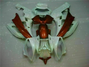 White Brown 2006-2007 Yamaha YZF R6 Motorcycle Fairings
