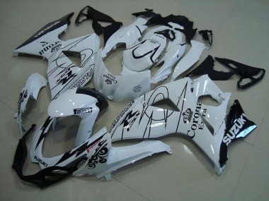 White Corona 2009-2016 Suzuki GSXR 1000 Motorcycle Fairings