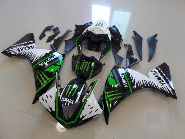White Green Big Monster 2009-2011 Yamaha YZF R1 Motorcycle Fairings White Green Big Monster 2009-2011 Yamaha YZF R1 Motorcycle Fairings