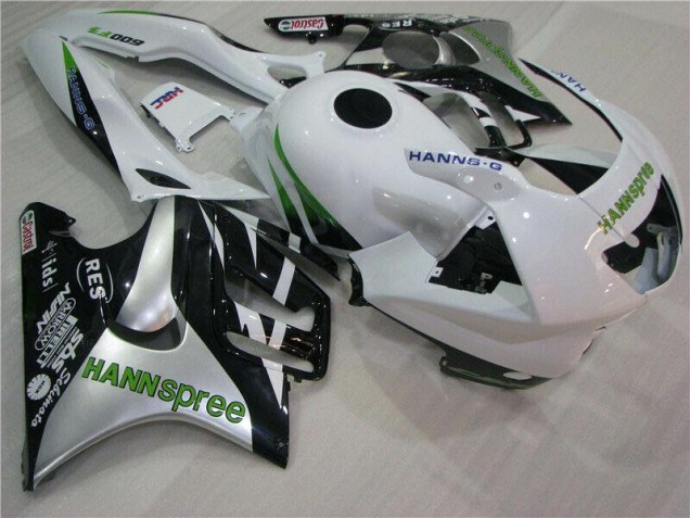 White Green Hannspree 1995-1998 Honda CBR600 F3 Motorcycle Fairings White Green Hannspree 1995-1998 Honda CBR600 F3 Motorcycle Fairings