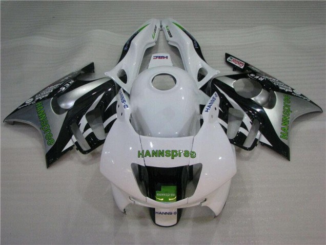 White Green Hannspree 1995-1998 Honda CBR600 F3 Motorcycle Fairings White Green Hannspree 1995-1998 Honda CBR600 F3 Motorcycle Fairings