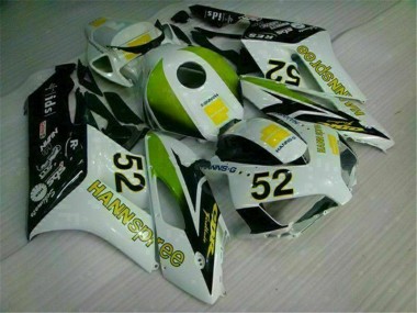 White Green Hannspree 52 2004-2005 Honda CBR1000RR Motorcycle Fairings