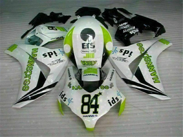 White Green Hannspree 84 2008-2011 Honda CBR1000RR Motorcycle Fairings White Green Hannspree 84 2008-2011 Honda CBR1000RR Motorcycle Fairings