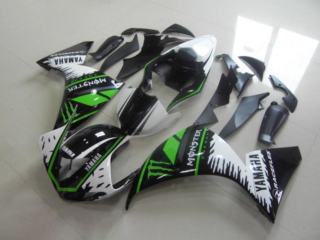 White Green Monster 2009-2011 Yamaha YZF R1 Motorcycle Fairings White Green Monster 2009-2011 Yamaha YZF R1 Motorcycle Fairings