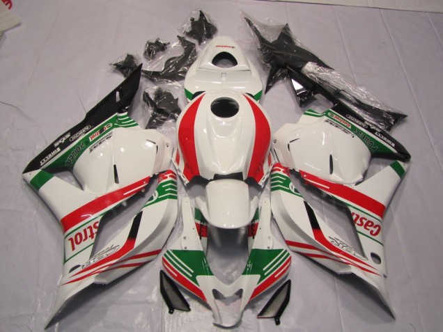 White Green Red 2009-2012 Honda CBR600RR Motorcycle Fairings White Green Red 2009-2012 Honda CBR600RR Motorcycle Fairings