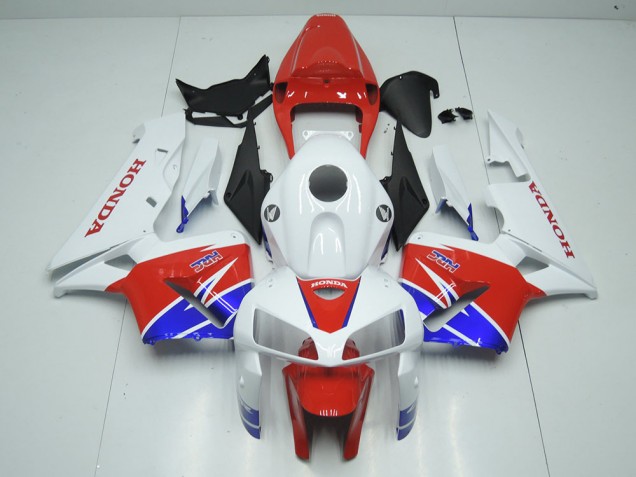 White HRC 2005-2006 Honda CBR600RR Motorcycle Fairings White HRC 2005-2006 Honda CBR600RR Motorcycle Fairings