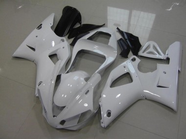 White No Decals 2000-2001 Yamaha YZF R1 Motorcycle Fairings