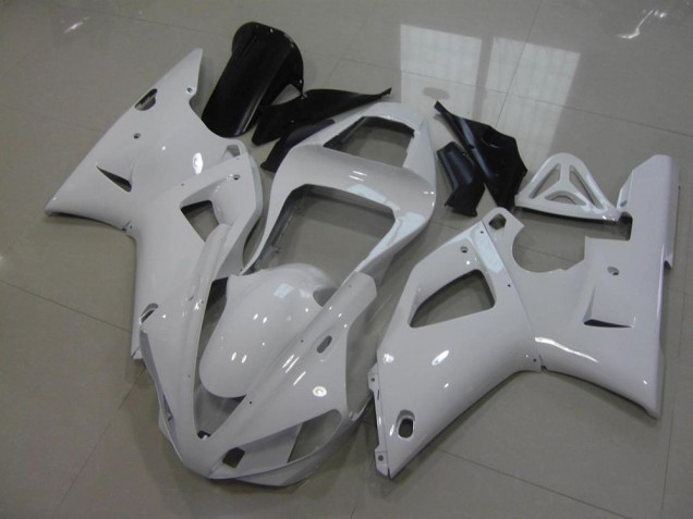 White No Decals 2000-2001 Yamaha YZF R1 Motorcycle Fairings White No Decals 2000-2001 Yamaha YZF R1 Motorcycle Fairings