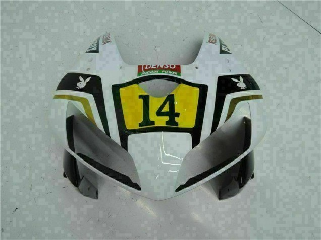 White Playboy 14 2005-2006 Honda CBR600RR Motorcycle Fairings White Playboy 14 2005-2006 Honda CBR600RR Motorcycle Fairings