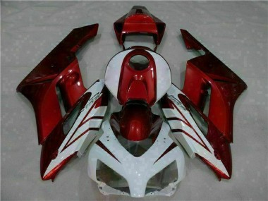 White Red 2004-2005 Honda CBR1000RR Motorcycle Fairings