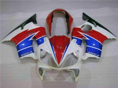 White Red 2004-2007 Honda CBR600 F4i Motorcycle Fairings