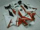 White Red 2005-2006 Honda CBR600RR Motorcycle Fairing White Red 2005-2006 Honda CBR600RR Motorcycle Fairing