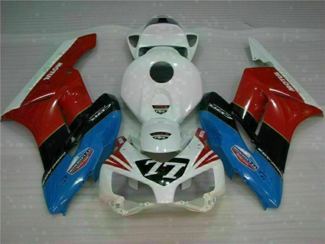 White Red 77 2004-2005 Honda CBR1000RR Motorcycle Fairings White Red 77 2004-2005 Honda CBR1000RR Motorcycle Fairings