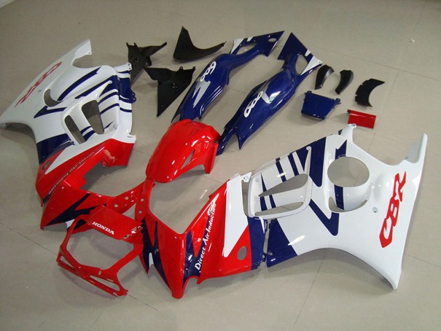 White Red Blue 1995-1998 Honda CBR600 F3 Motorcycle Fairings White Red Blue 1995-1998 Honda CBR600 F3 Motorcycle Fairings