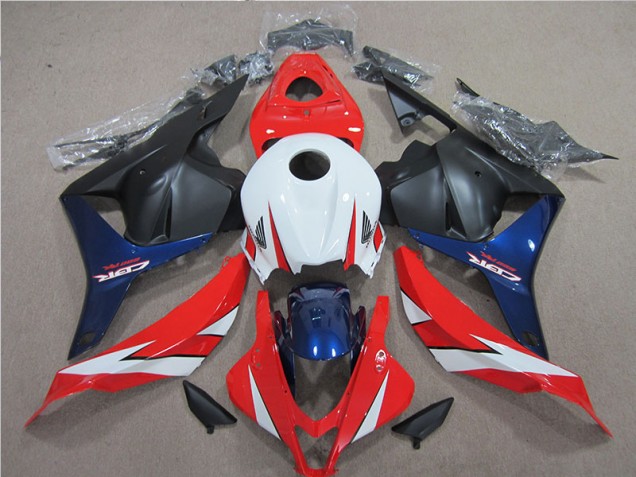 White Red Blue 2009-2012 Honda CBR600RR Motorcycle Fairings White Red Blue 2009-2012 Honda CBR600RR Motorcycle Fairings