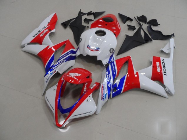 White Red Blue Motul 2007-2008 Honda CBR600RR Motorcycle Fairings White Red Blue Motul 2007-2008 Honda CBR600RR Motorcycle Fairings