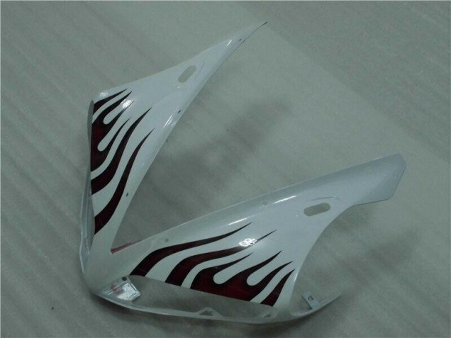 White Red Flame 2004-2006 Yamaha YZF R1 Motorcycle Fairings White Red Flame 2004-2006 Yamaha YZF R1 Motorcycle Fairings