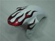 White Red Flame 2004-2006 Yamaha YZF R1 Motorcycle Fairings White Red Flame 2004-2006 Yamaha YZF R1 Motorcycle Fairings