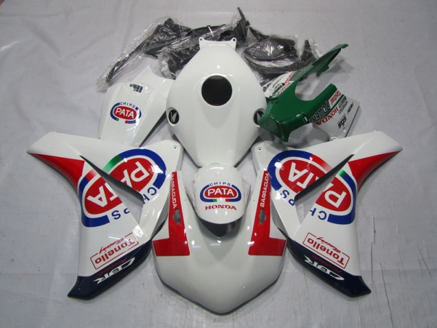 White Red PATA 2008-2011 Honda CBR1000RR Motorcycle Fairings White Red PATA 2008-2011 Honda CBR1000RR Motorcycle Fairings