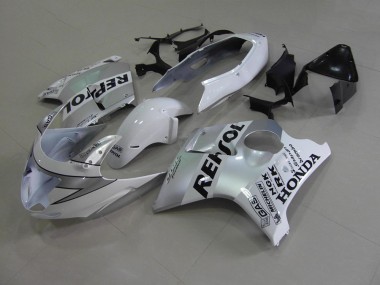White Repsol 1996-2007 Honda CBR1100XX Motorcycle Fairings