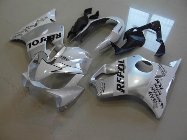 White Repsol 2004-2007 Honda CBR600 F4i Motorcycle Fairings White Repsol 2004-2007 Honda CBR600 F4i Motorcycle Fairings